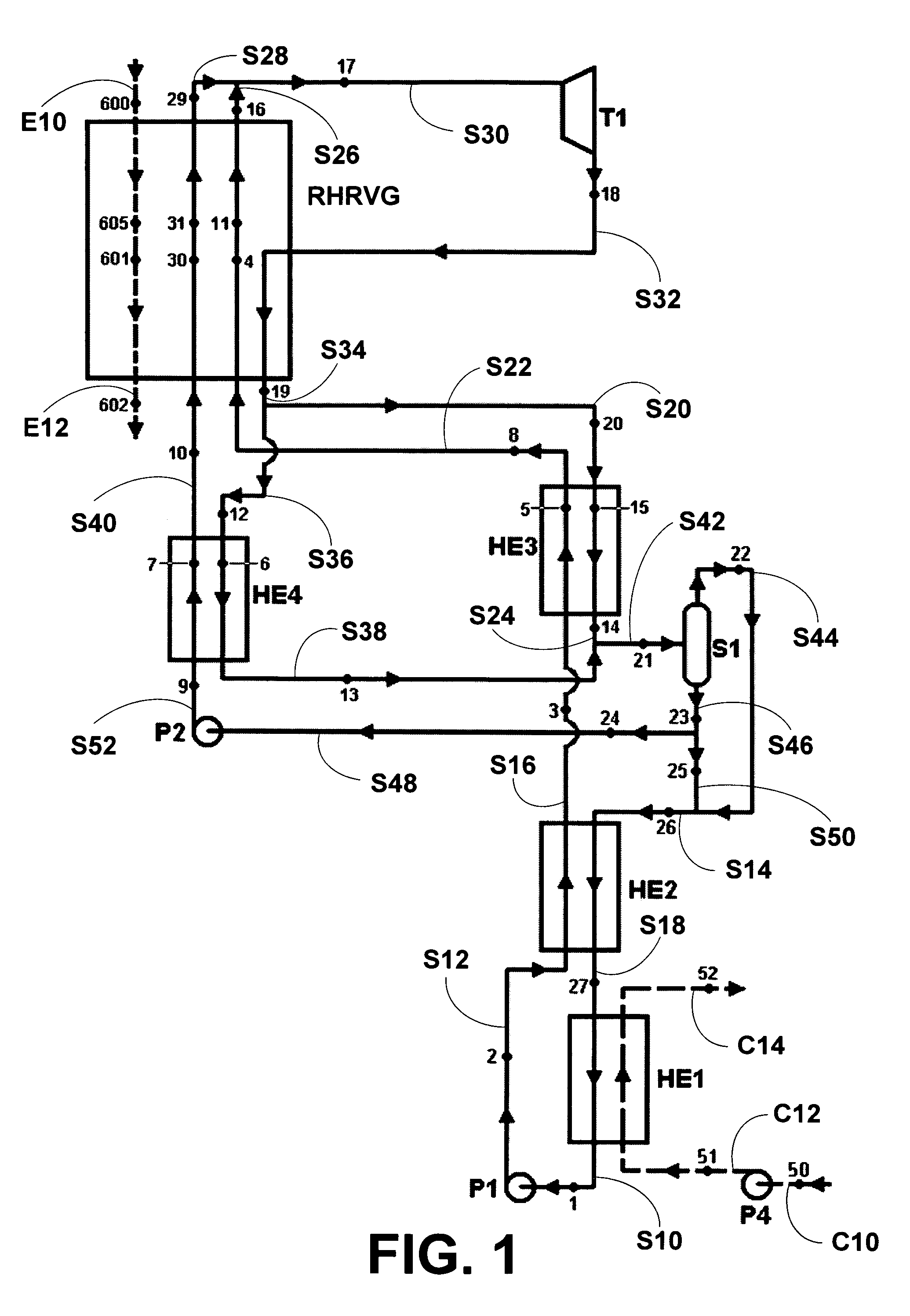 Power system and apparatus utilizing intermediate temperature waste heat