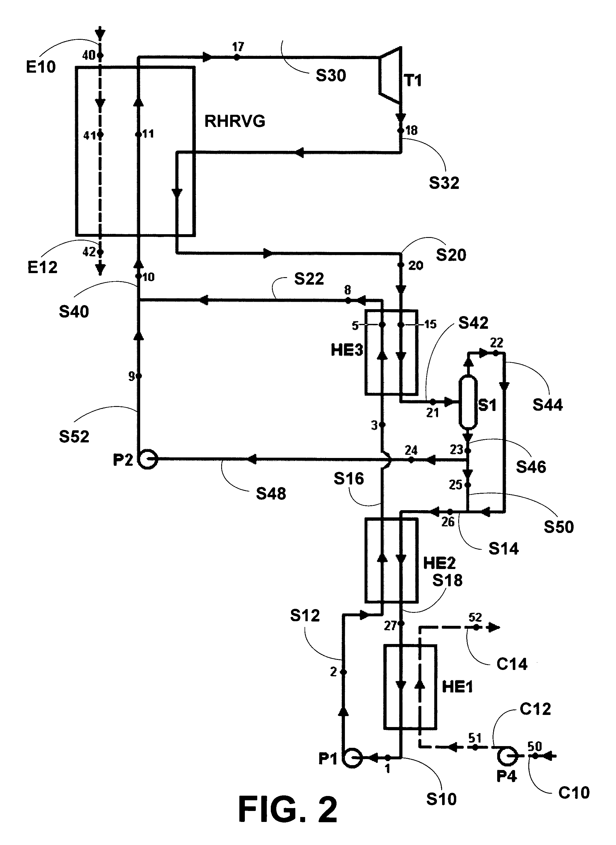 Power system and apparatus utilizing intermediate temperature waste heat