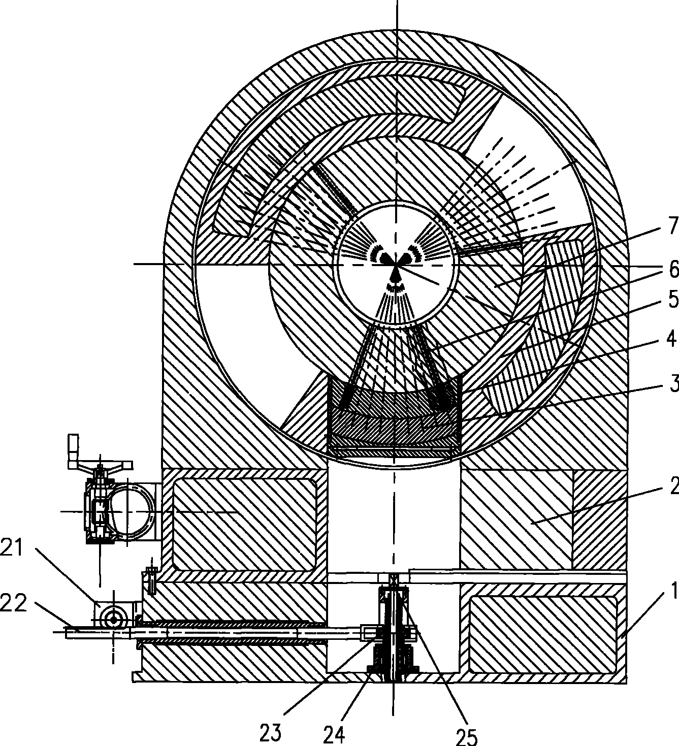 Radiation therapy driving device