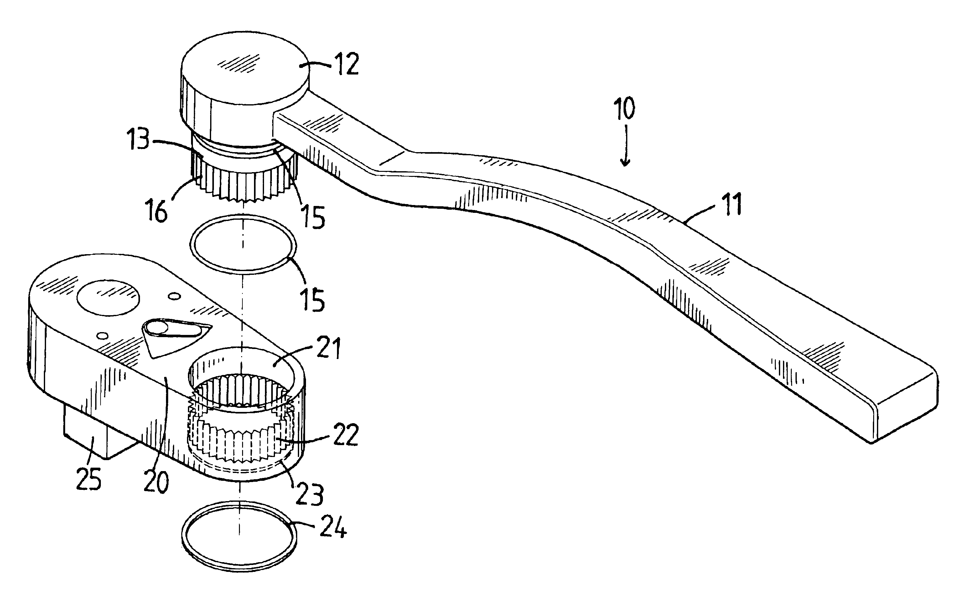 Hand tool having a quick driving effect