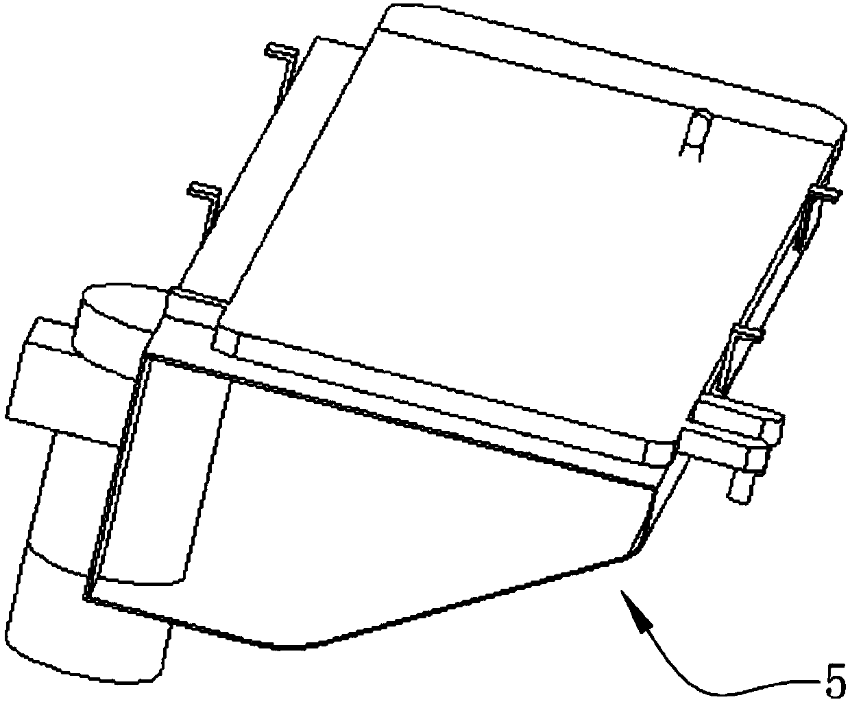 Automatic delivery device and clothes treatment device