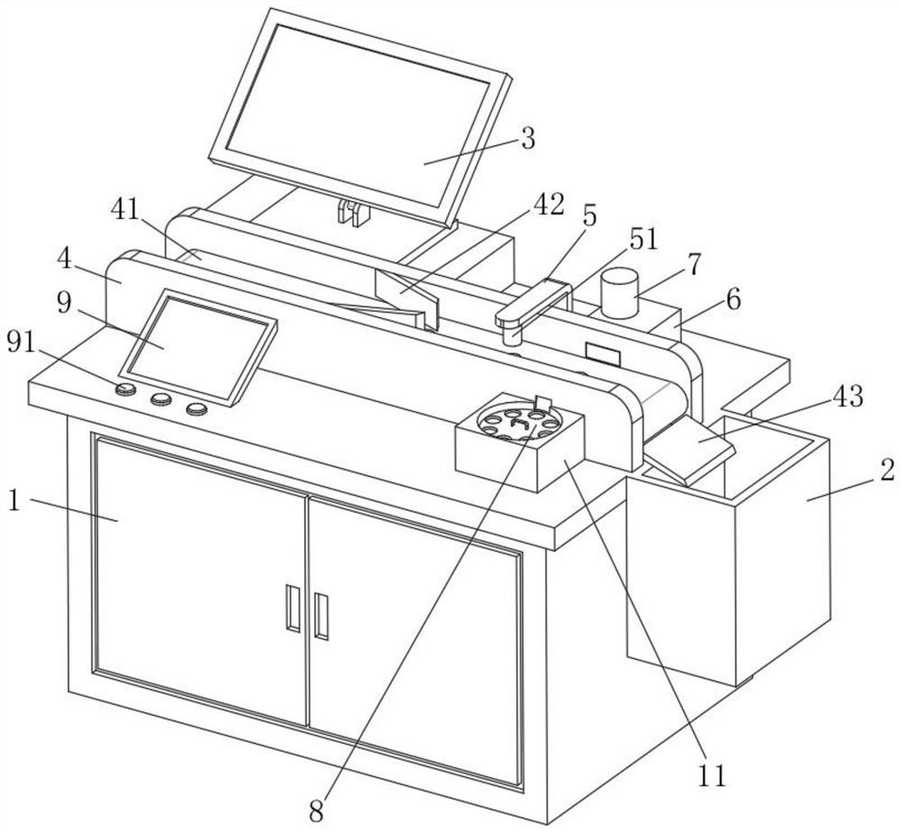 Surface detection device for optical filter product