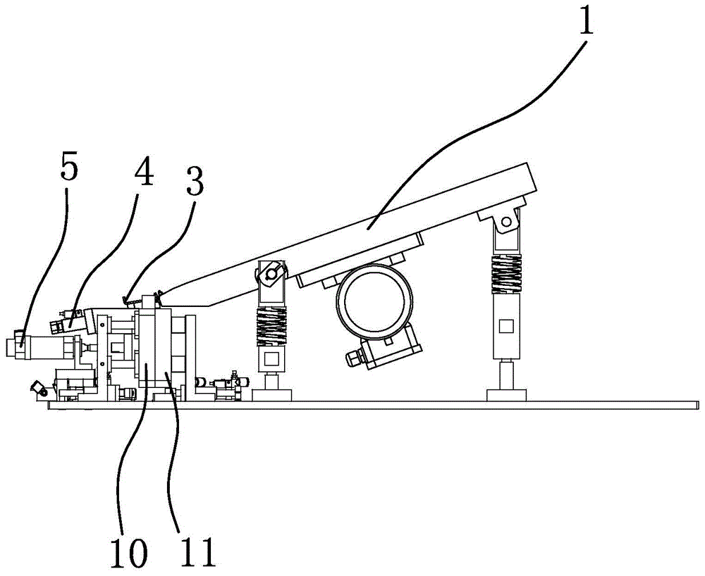 Feeding mechanism for medical needle base assembling