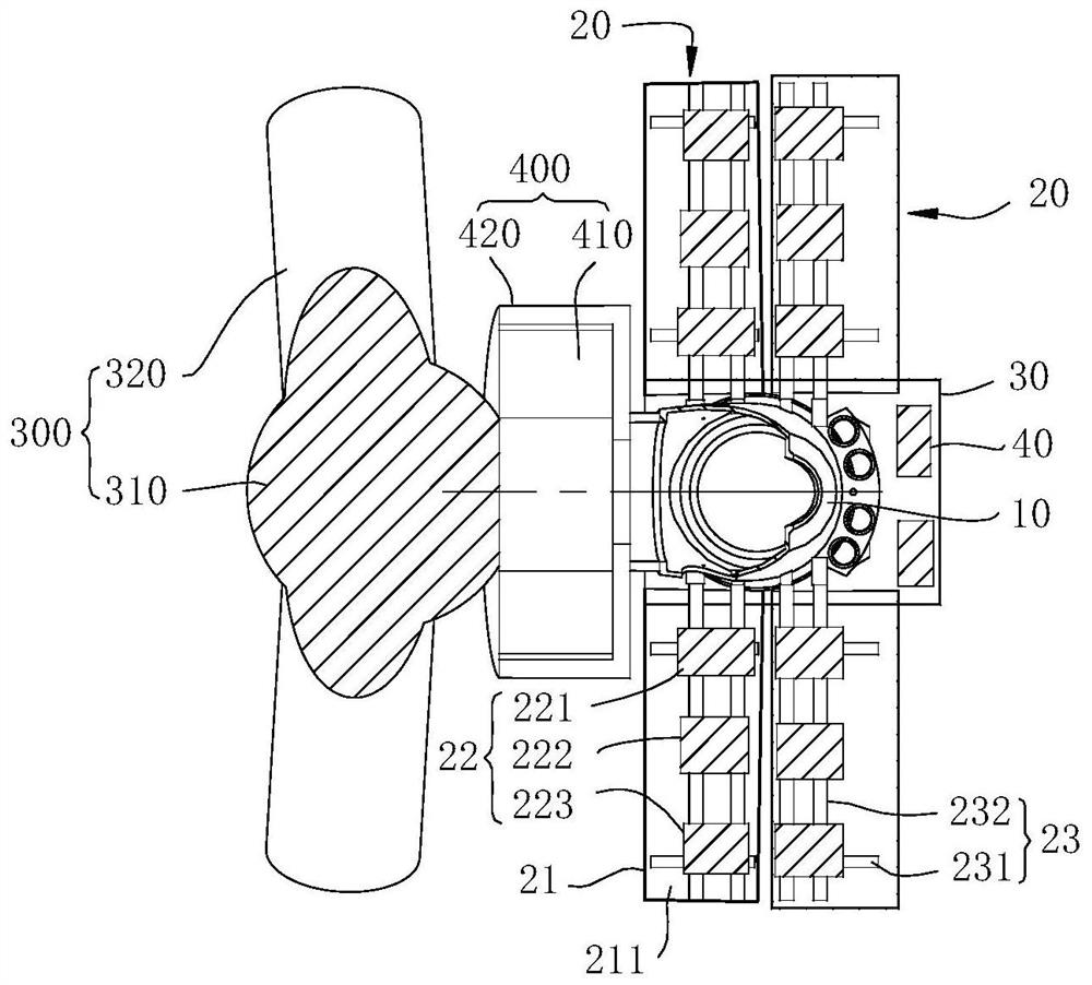 Cabin assembly and wind generating set