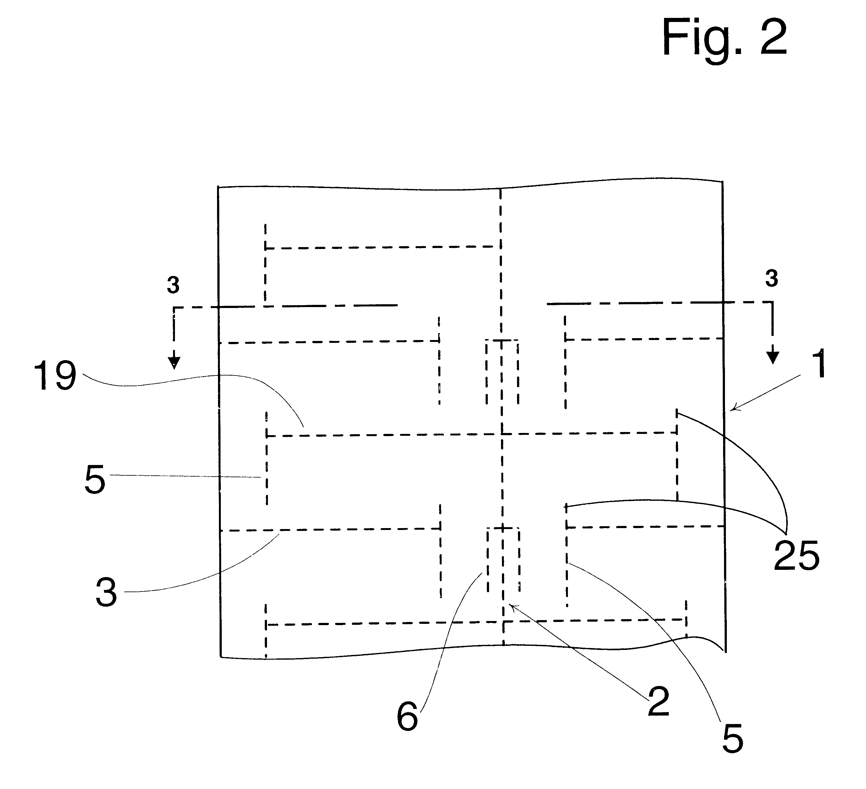 Dividing wall column fractionation tray