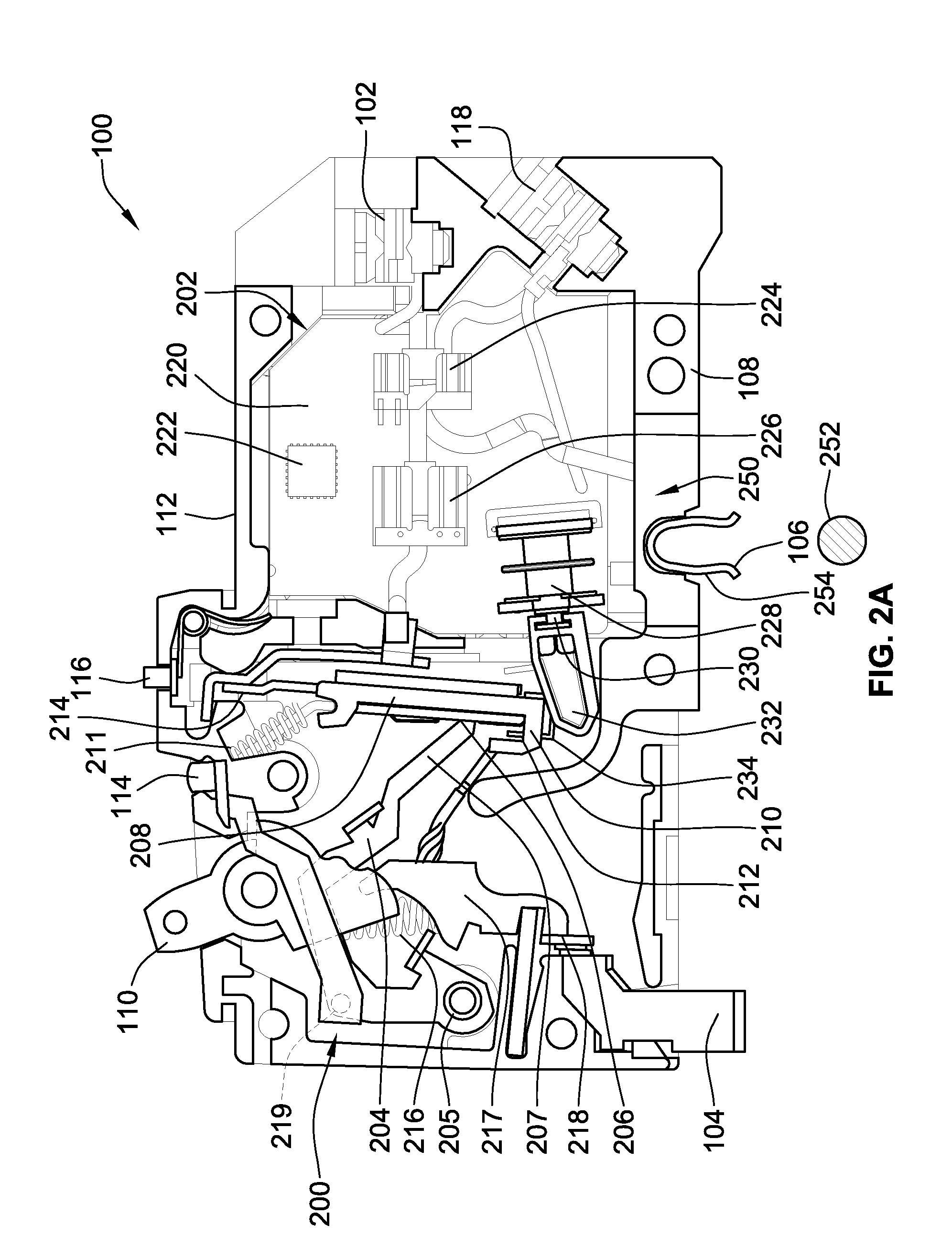 Circuit breaker with plug on neutral connection lock-out mechanism