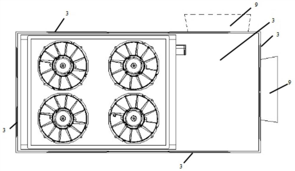 Integrated single-channel heat flow power all-in-one machine