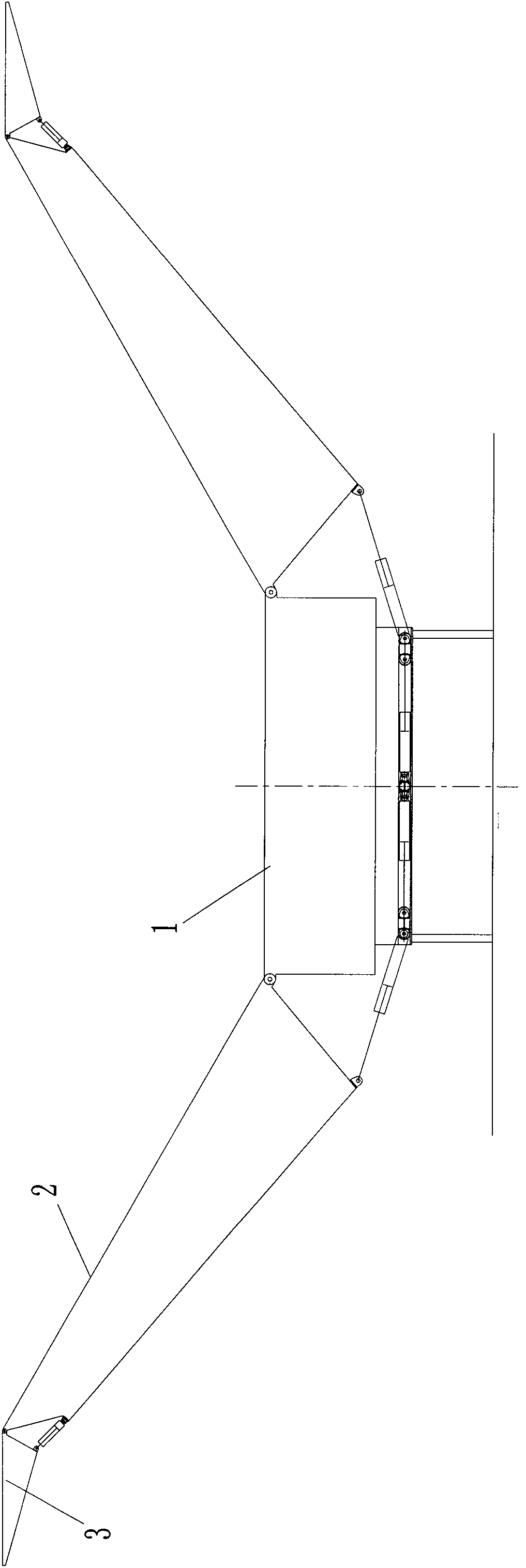 Stage board rotating device of butterfly-shaped stage