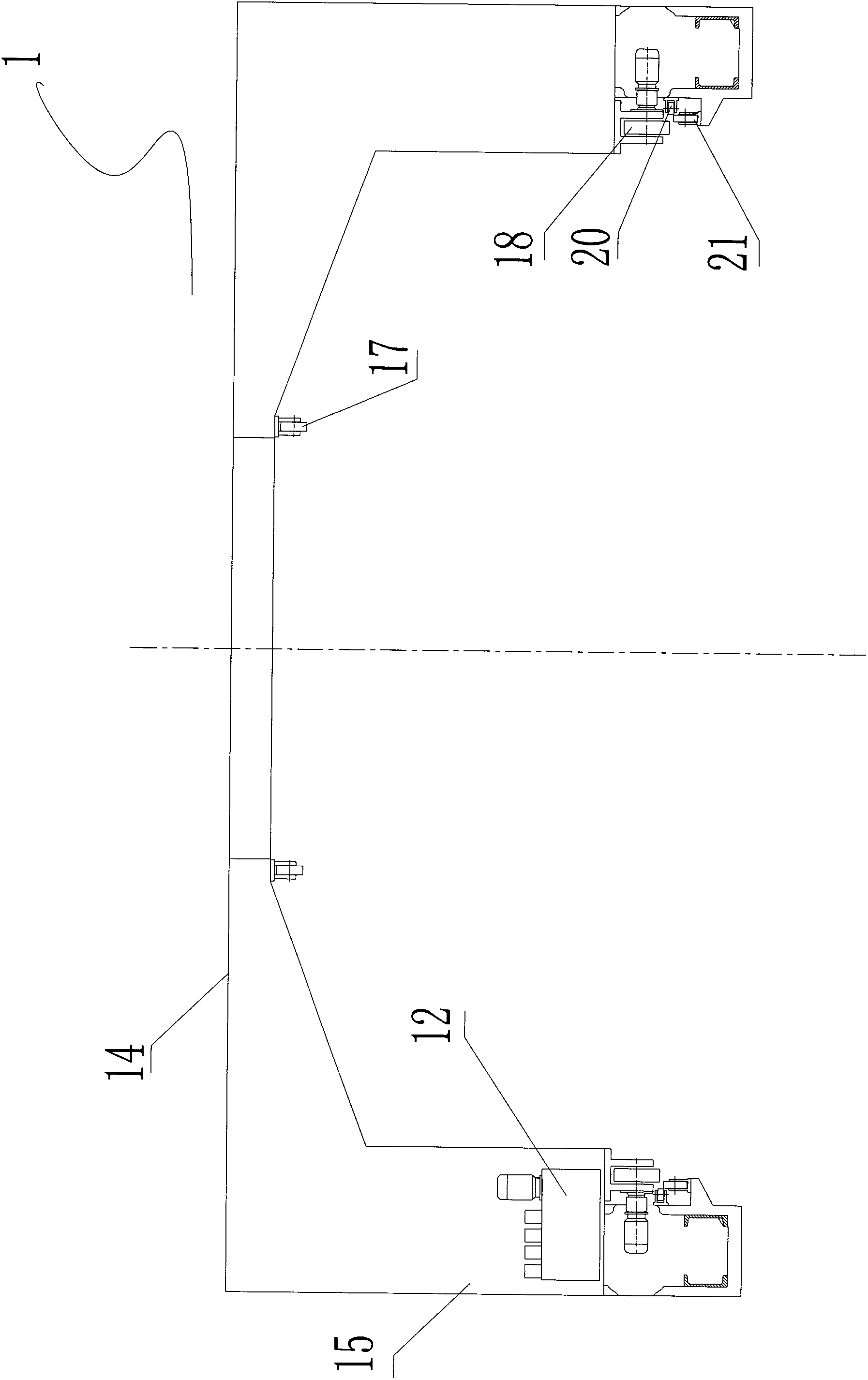 Stage board rotating device of butterfly-shaped stage