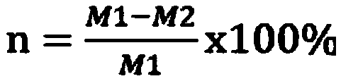 Text piece mass measurement device for triaxial experimental apparatus