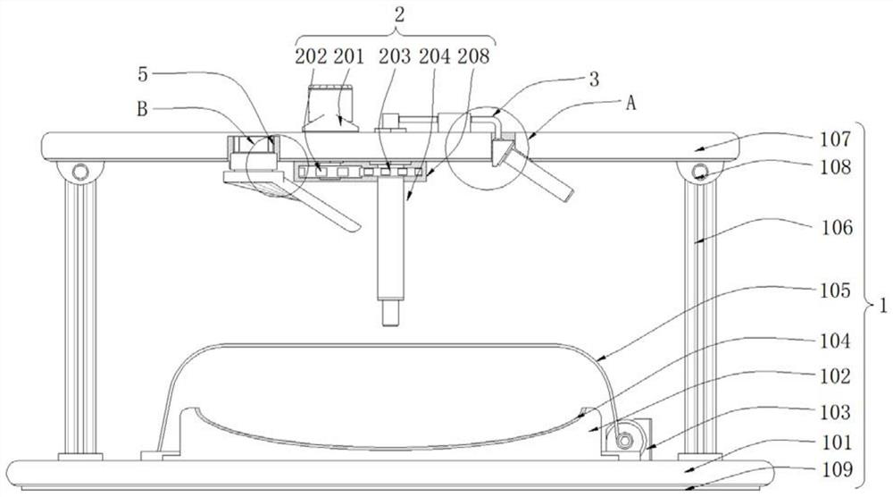 Bone marrow extraction device with puncture point positioning function for medical bone marrow puncture