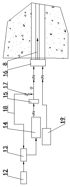 Construction method for assisting small-diameter open type TBM tunneling for bad geological hole section pipe shed