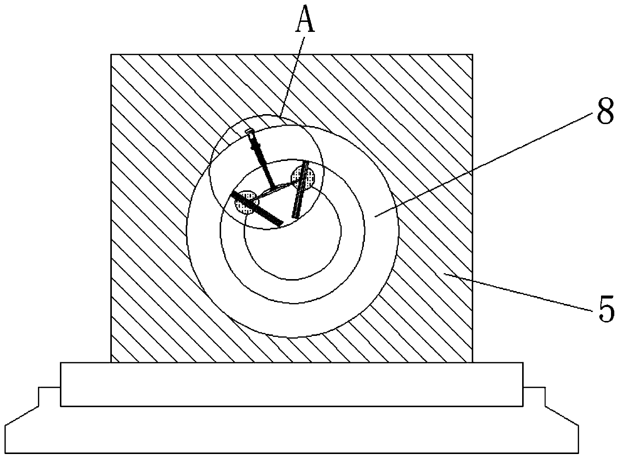 Metal part cutting device