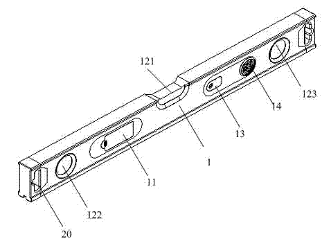 Level bar with hinting function