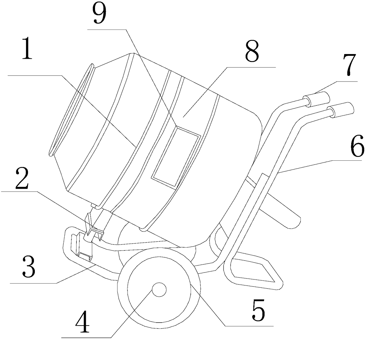 Stirring and smashing integration device used for baijiu manufacture