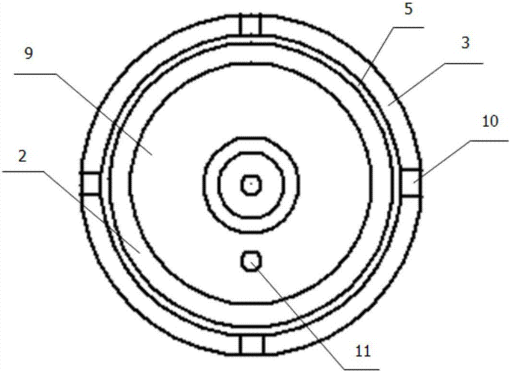 Device for testing salt expansion characteristic of salinized soil