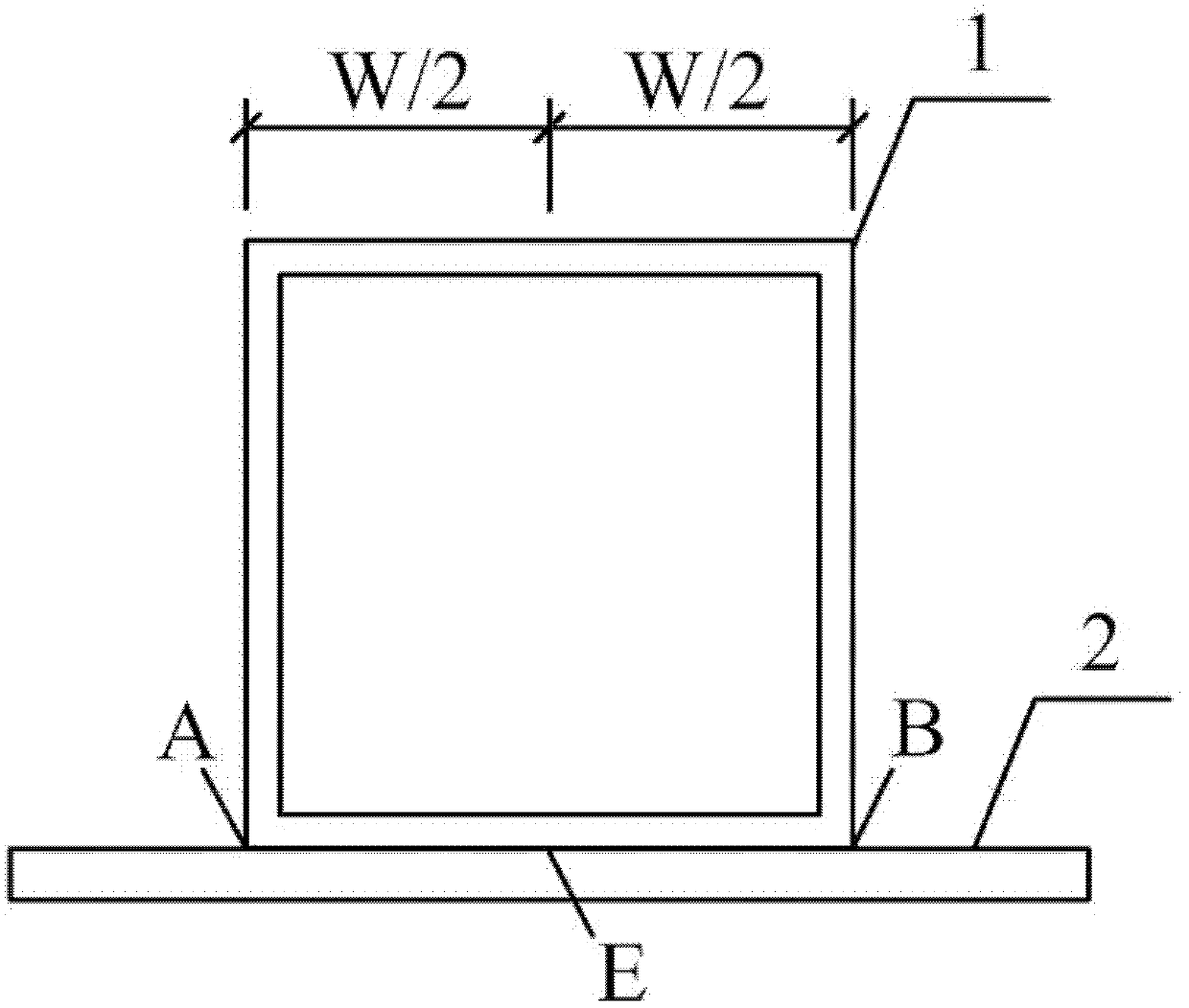 Method for measuring local geometric initial defects of steel member with box-shaped section