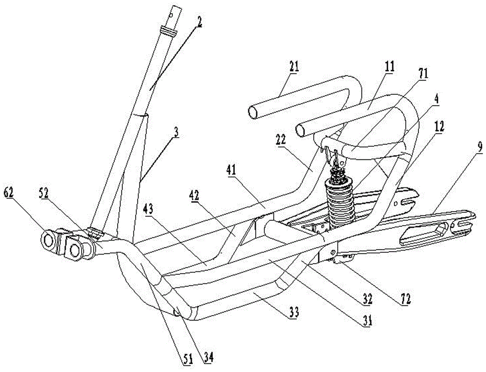 Reversible tricycle