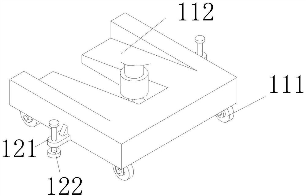 Hydraulic lifting structure for transfer trolley