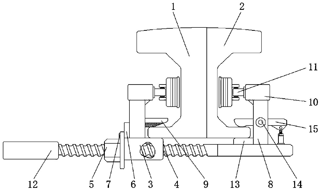 Turnout coupler lock device for rail transit