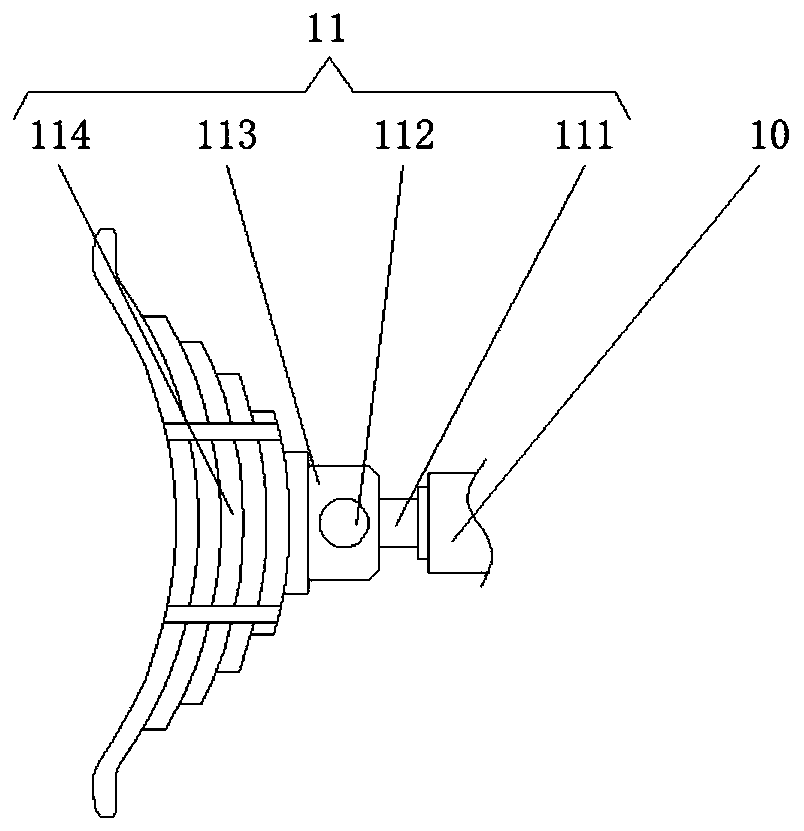 Turnout coupler lock device for rail transit