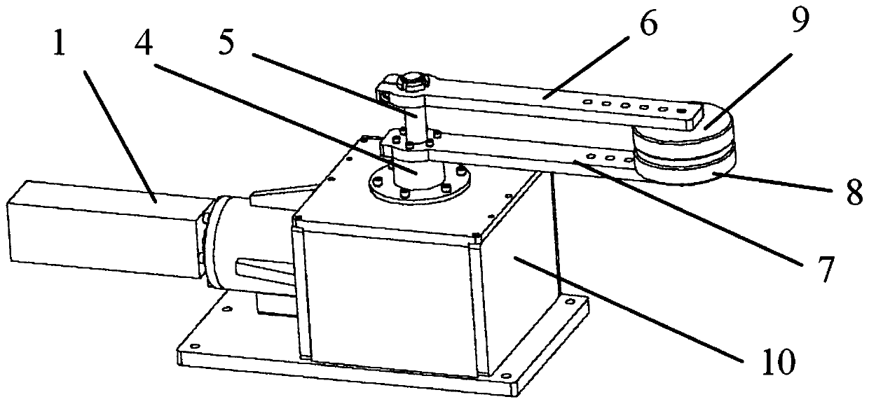 Ship rotating self-excited shaking device