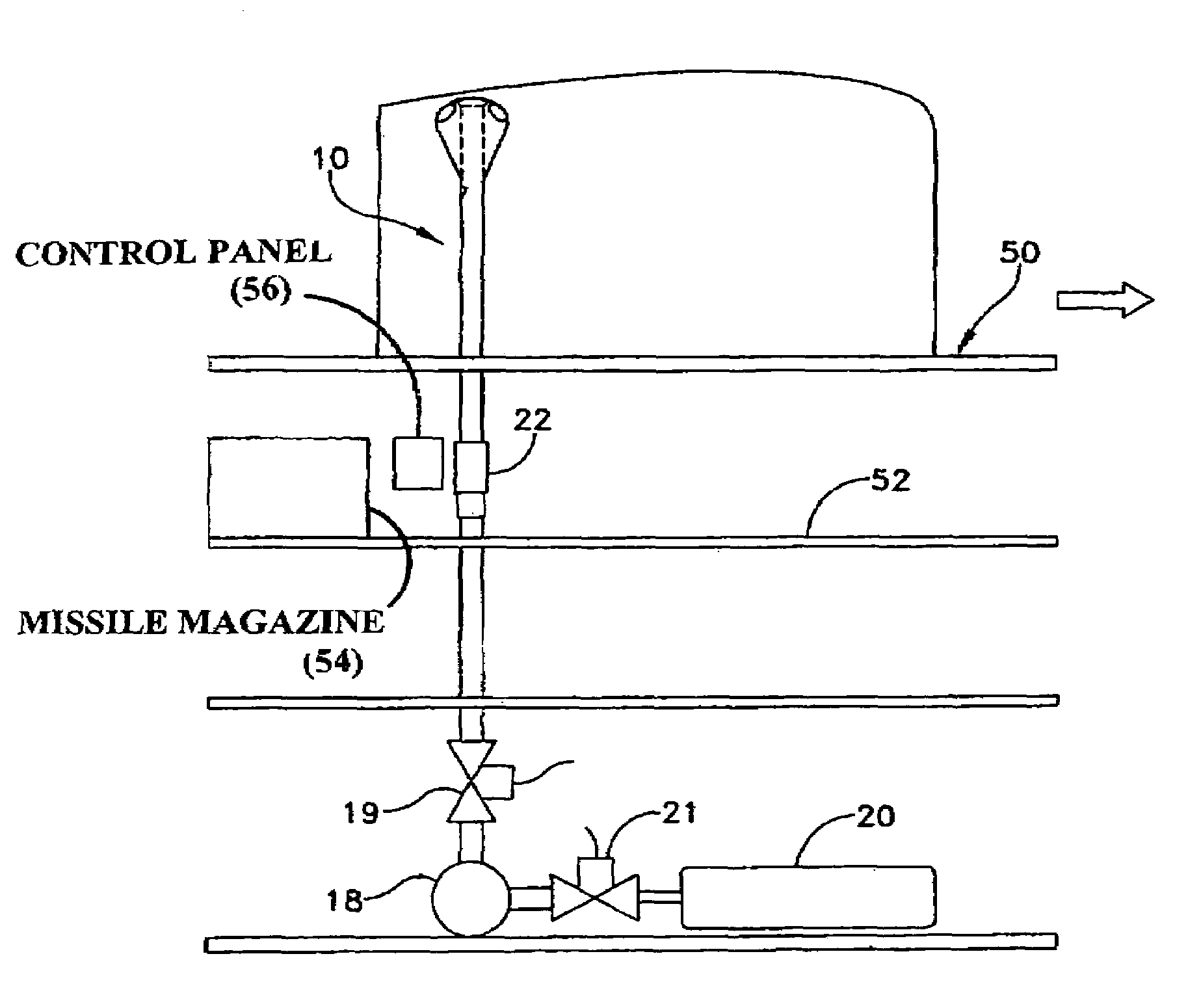 Submarine short-range defense system