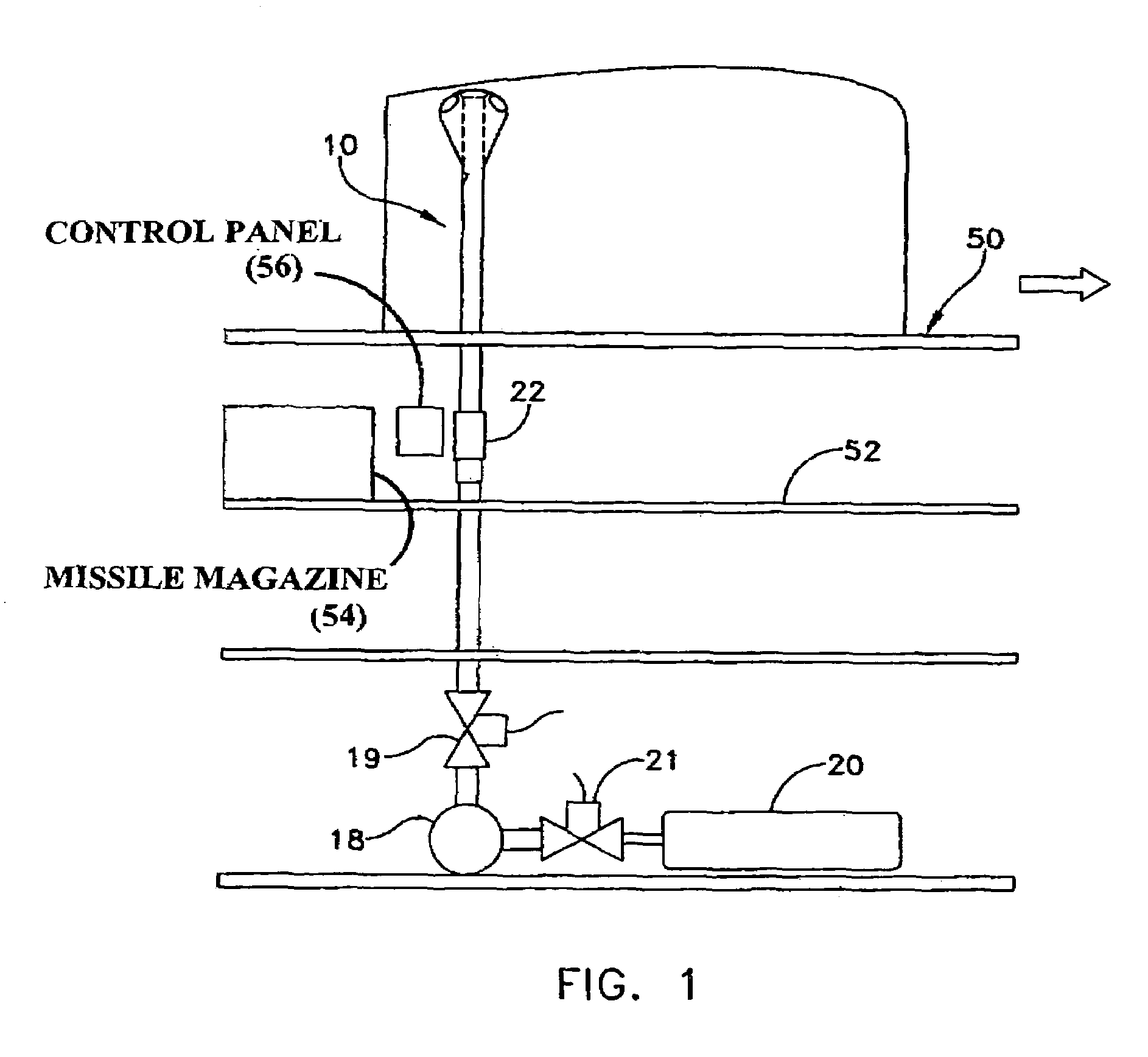 Submarine short-range defense system