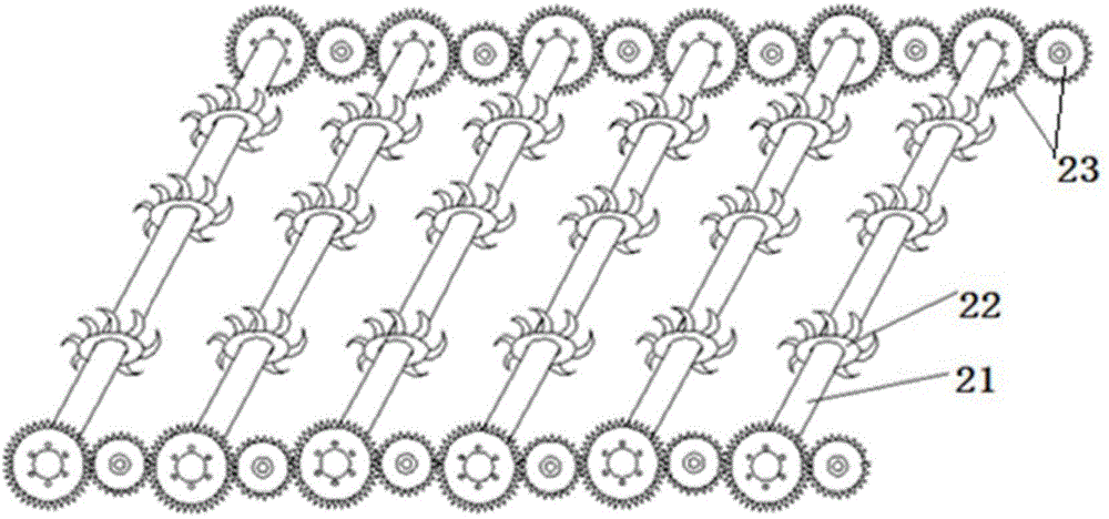 Underwater classification bag breaking method and system for domestic garbage