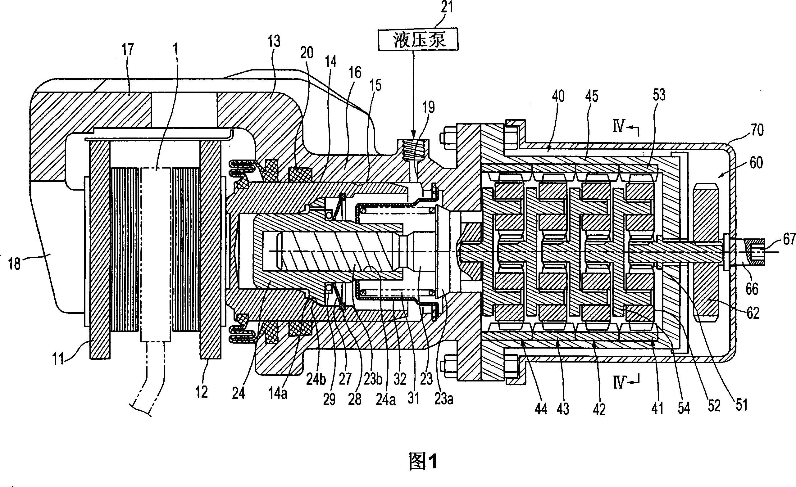 Disc brake with parking function