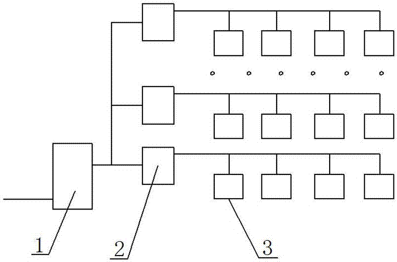 OPLC (Optical Power Line Communication) floor tapping system