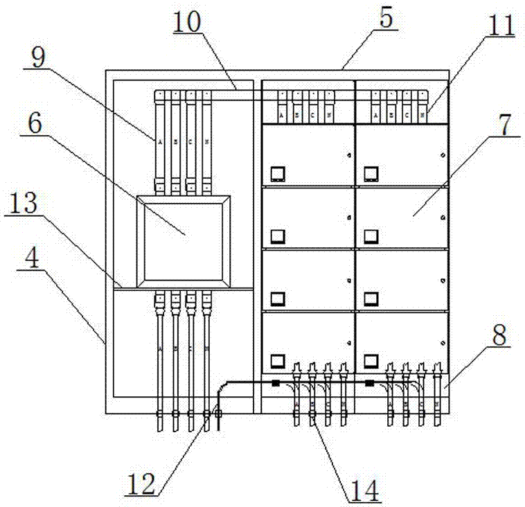 OPLC (Optical Power Line Communication) floor tapping system