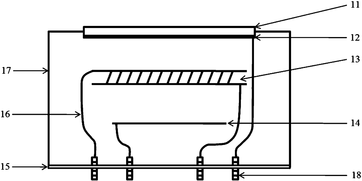 Electrode lead unit, vacuum optoelectronic device and manufacturing method thereof