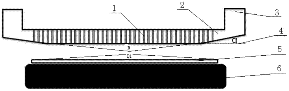 Non-complete planar spray header applied to semiconductor plasma processing device