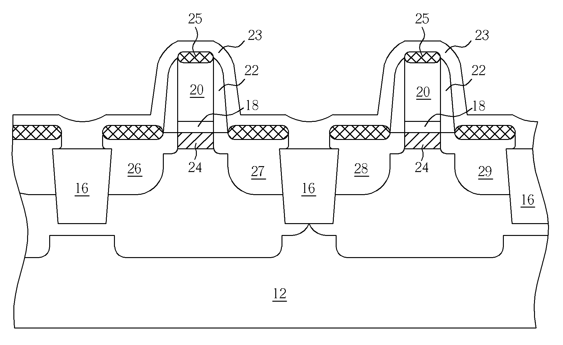 Metal-oxide-semiconductor transistor device, manufacturing method thereof, and method of improving drain current thereof