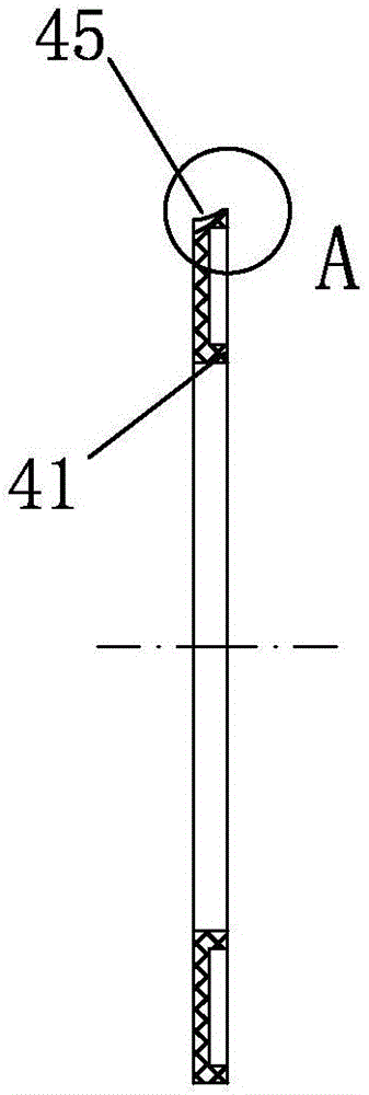 High-temperature heat radiation and gas guide bearing