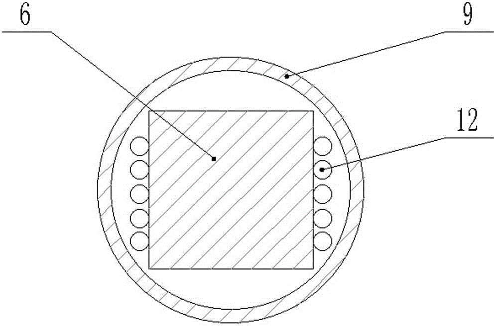 Vacuum reduction furnace for electromagnetic induction heating melting reduction of magnesium metal