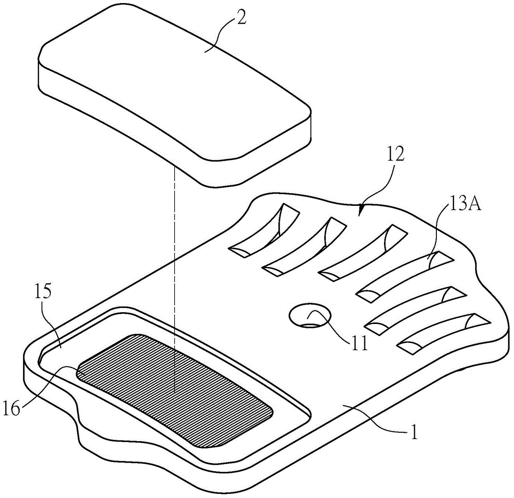 Brake pad heat-dissipating structure