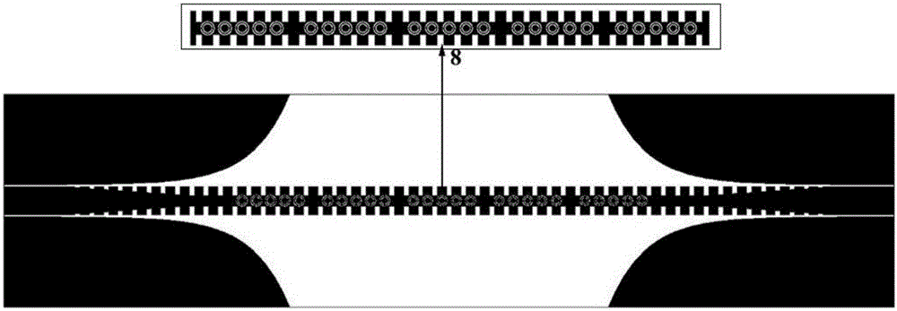 Band elimination filter based on artificial surface plasmon and complementary split-ring resonator