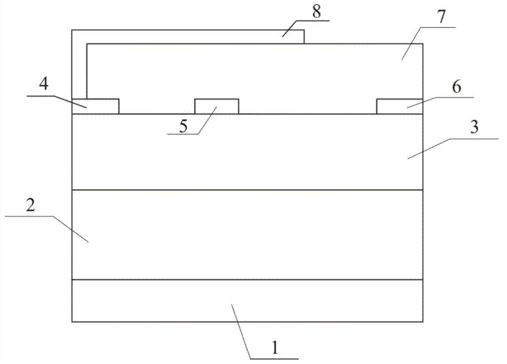 High electron mobility transistor (HEMT) with gate edge groove type source field plate structure