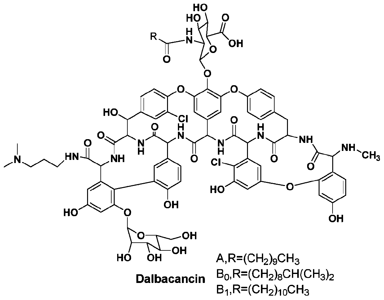 A kind of preparation method of dalbavancin