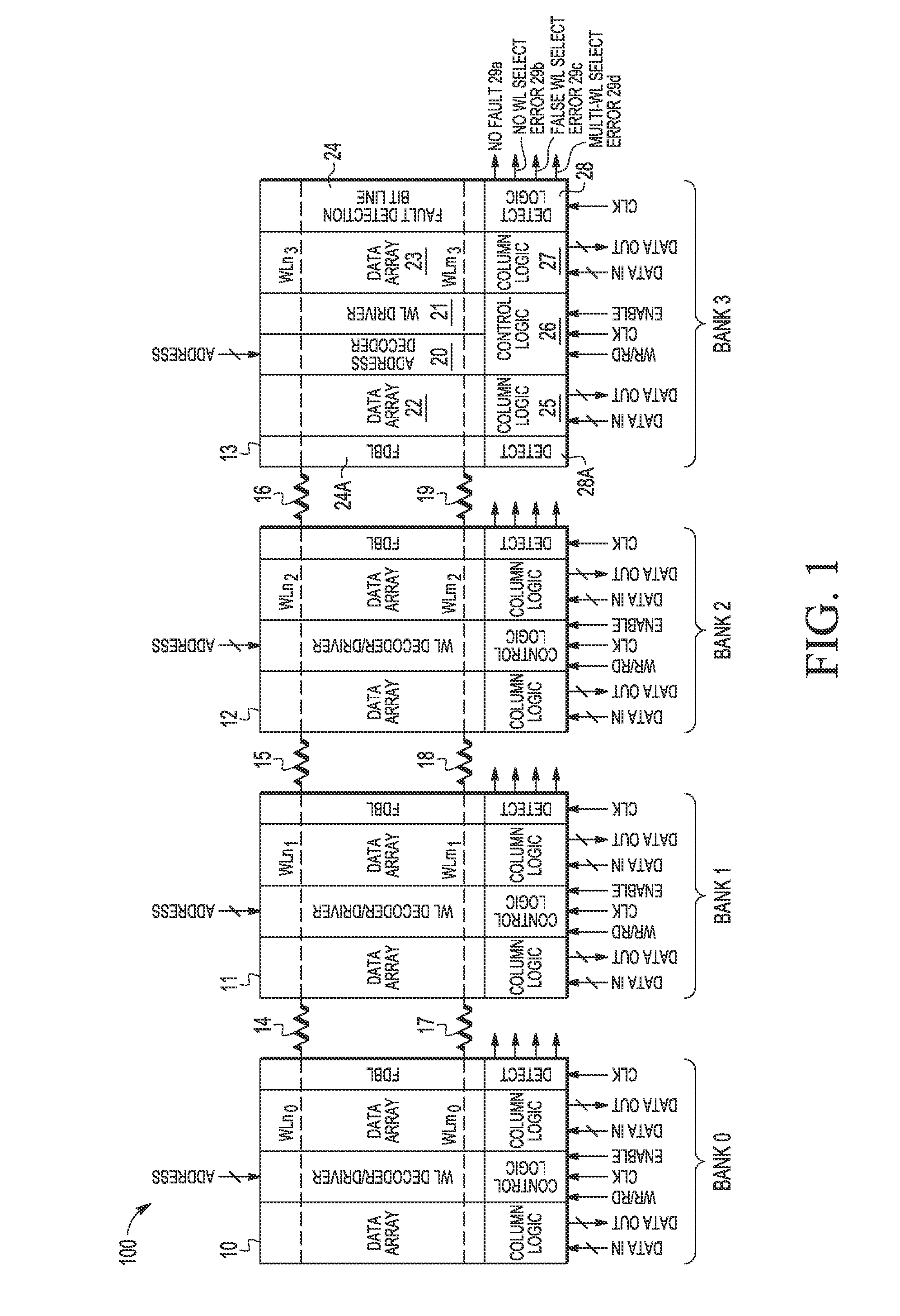 Address fault detection circuit