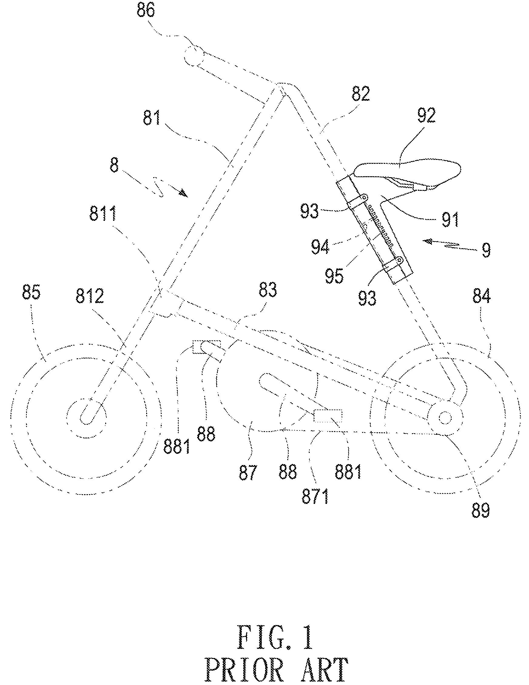 Saddle adjusting device