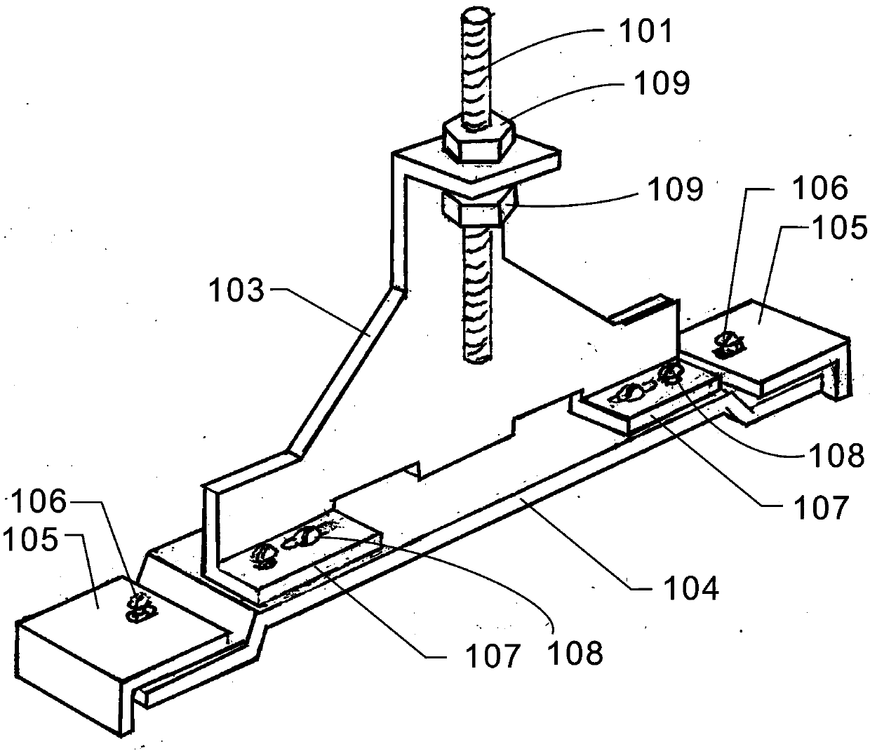 A sealed high-transmittance LED lamp panel and an LED lamp panel assembly with a universal hoisting bracket