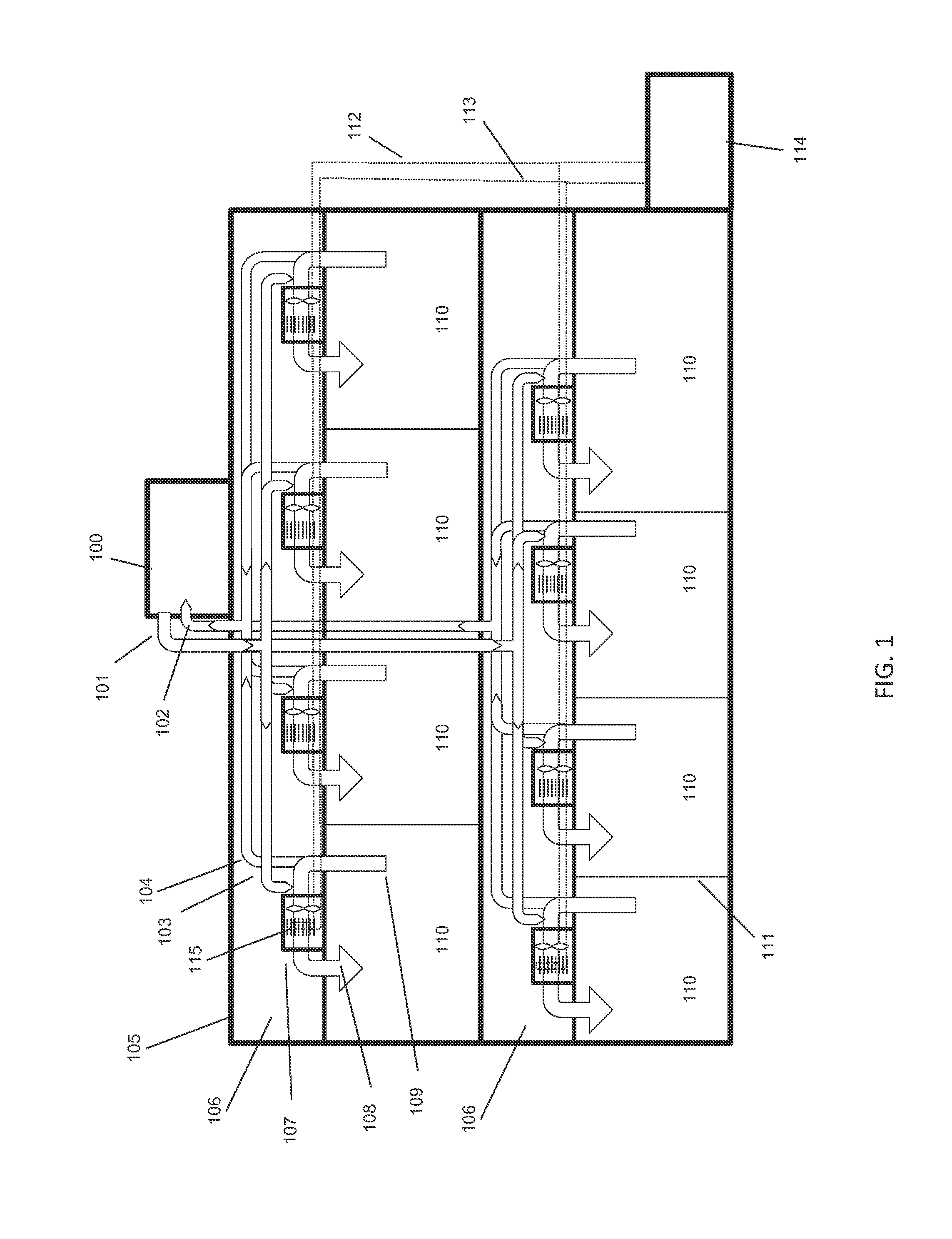 In-ceiling liquid desiccant air conditioning system