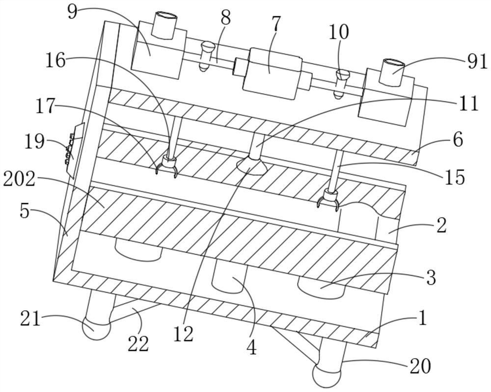 Postoperative analgesia and hemostasis apparatus for intestine cleaning in anorectal department