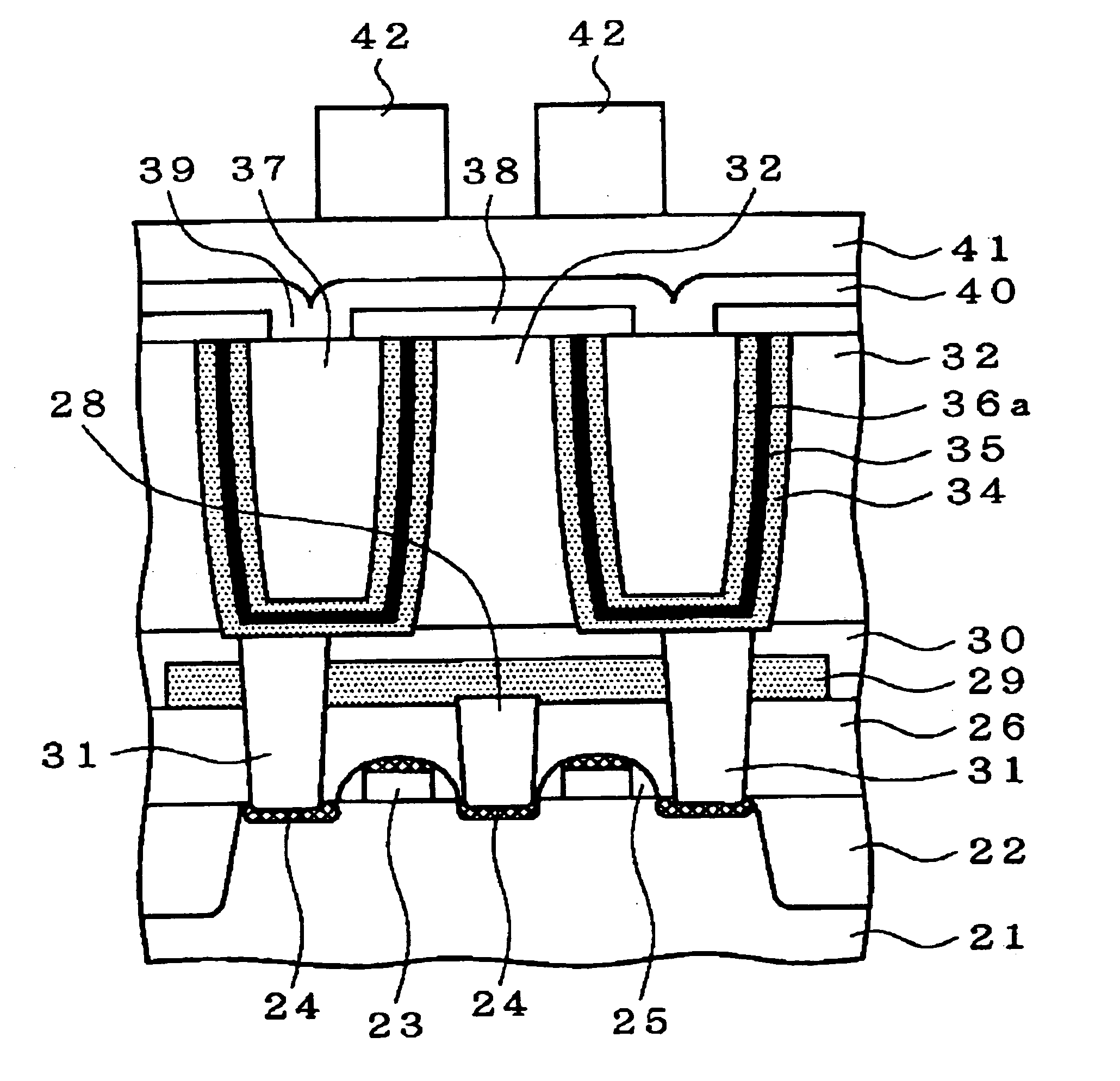 Semiconductor device having a thin film capacitor and method for fabricating the same