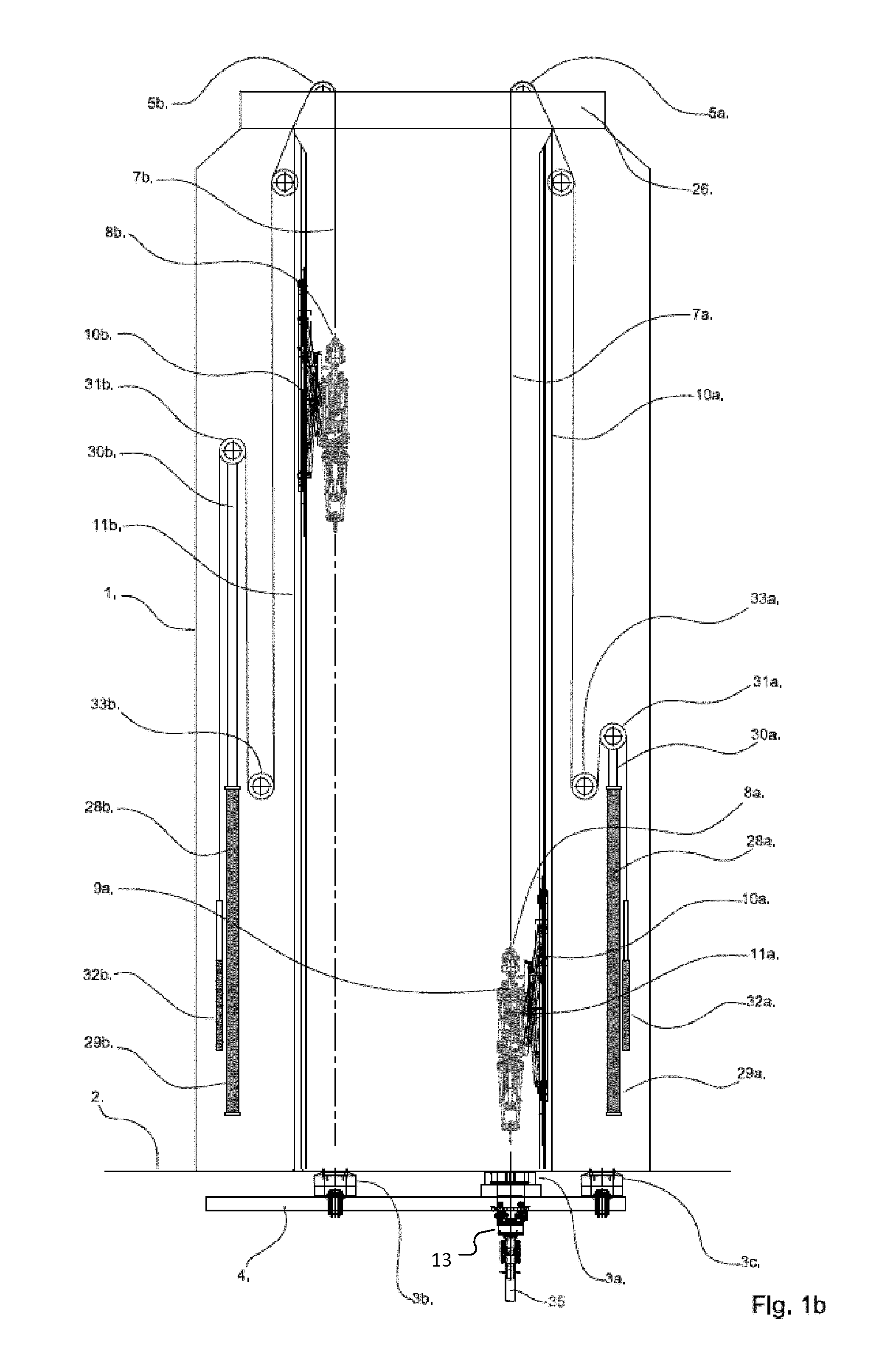 Offshore drilling rig and a method of operating the same