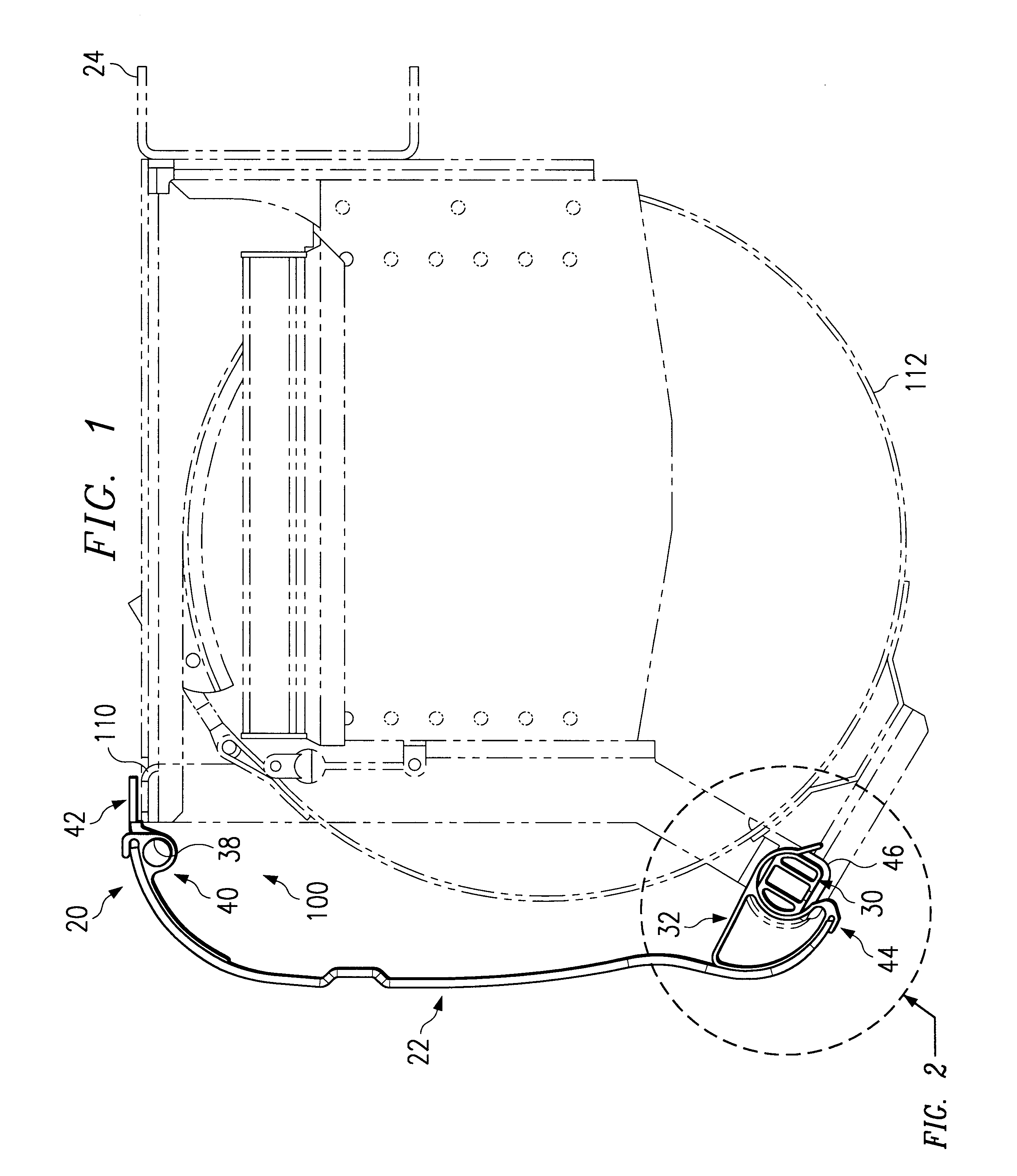 Vehicle body panel mounting system