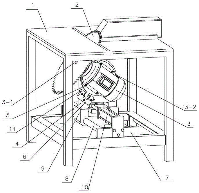 Aluminum cutting machine